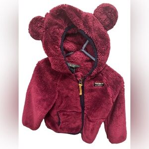 L.L. Bean Kids Fleece Jacket - Purple Burgandy